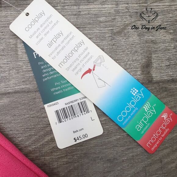 Pro Tour Golf Polo Shirt Size L - Picture 2 of 5